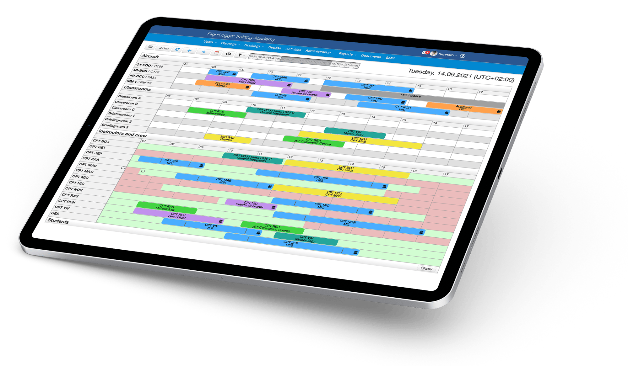 Scheduling-ipad